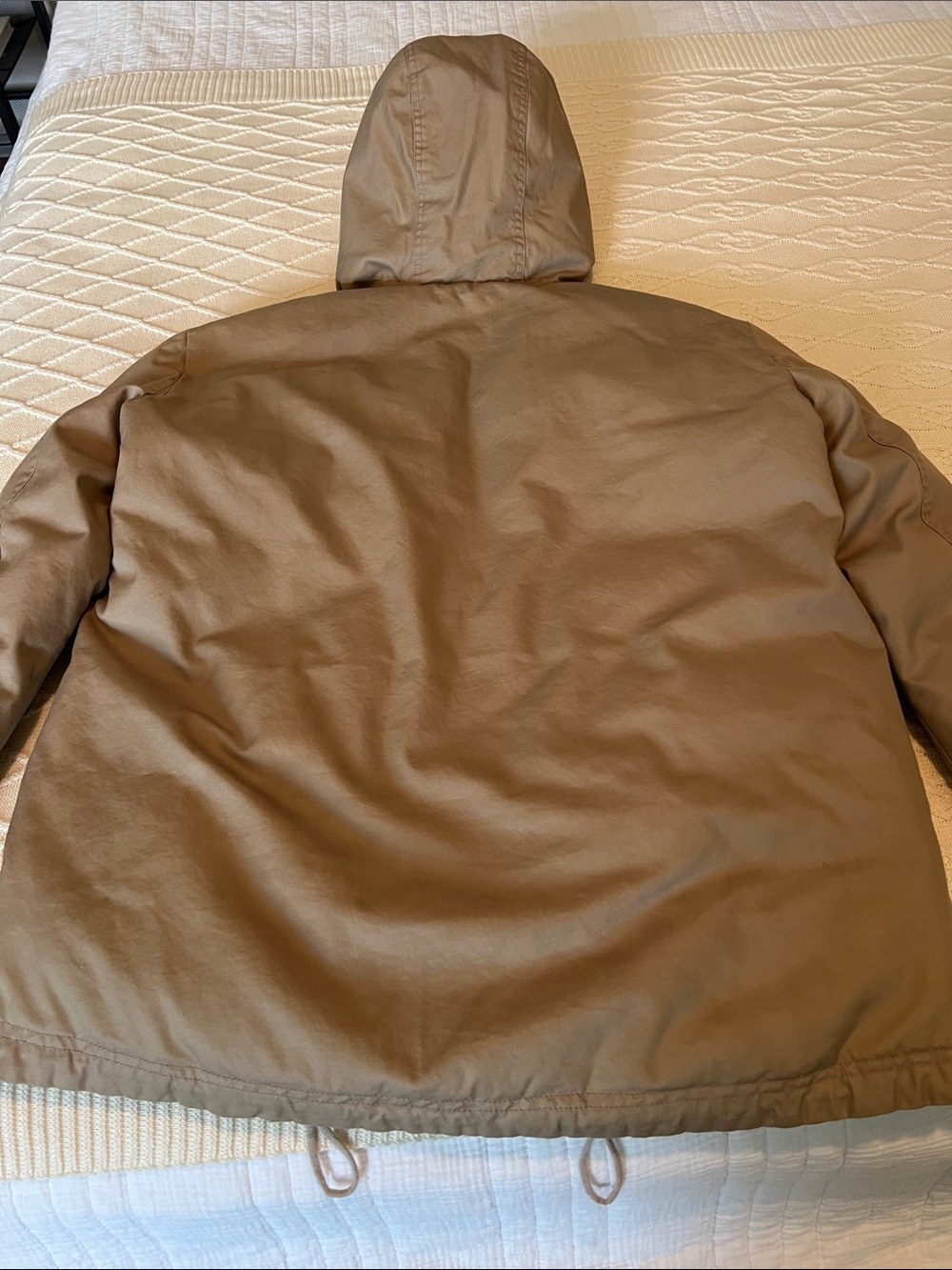 Cappellini by Peserico Hooded Puffer Jacket - Taupe - Picture 7 of 7